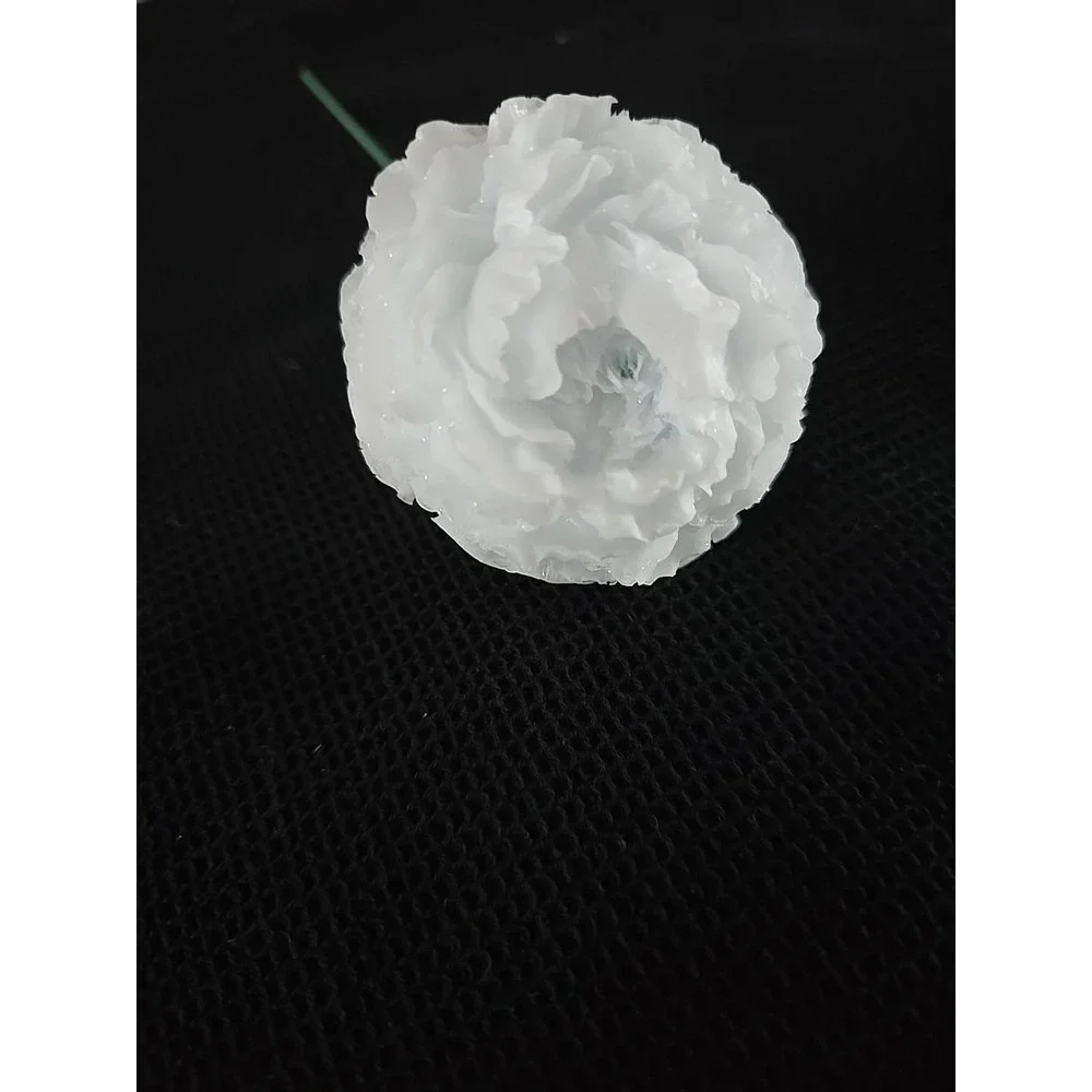 Resin White  Flower Decoration Gift‎ Stem.   579